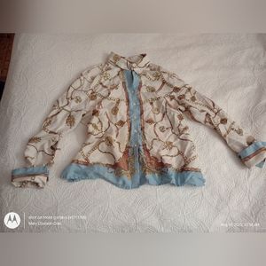 Talbot's silk shirt, unironed